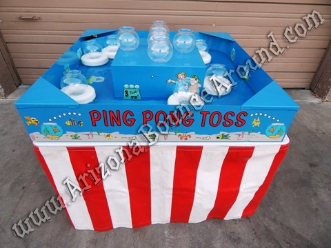 Ping Pong Toss carnival game rentals